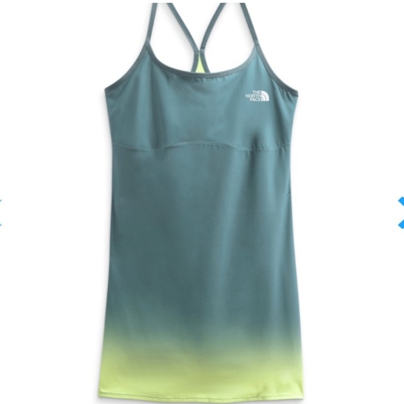NEW💚💙The North Face Goblin Blue Ombré Sky Printed Arque Hike Dress -Large $119 - Picture 3 of 9